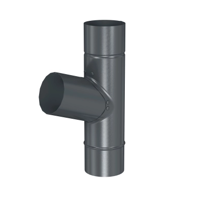 BRYZA STAL Trójnik rury spustowej 100 mm - ANTRACYT - RAL 7016